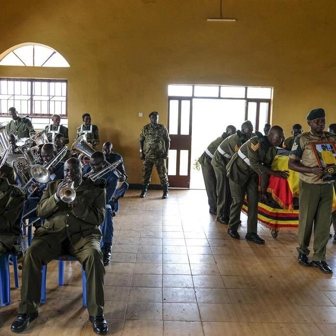 Ugandan Olympic athlete who died after her partner set her on fire gets a military funeral